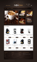 Готовый сайт Coffee store