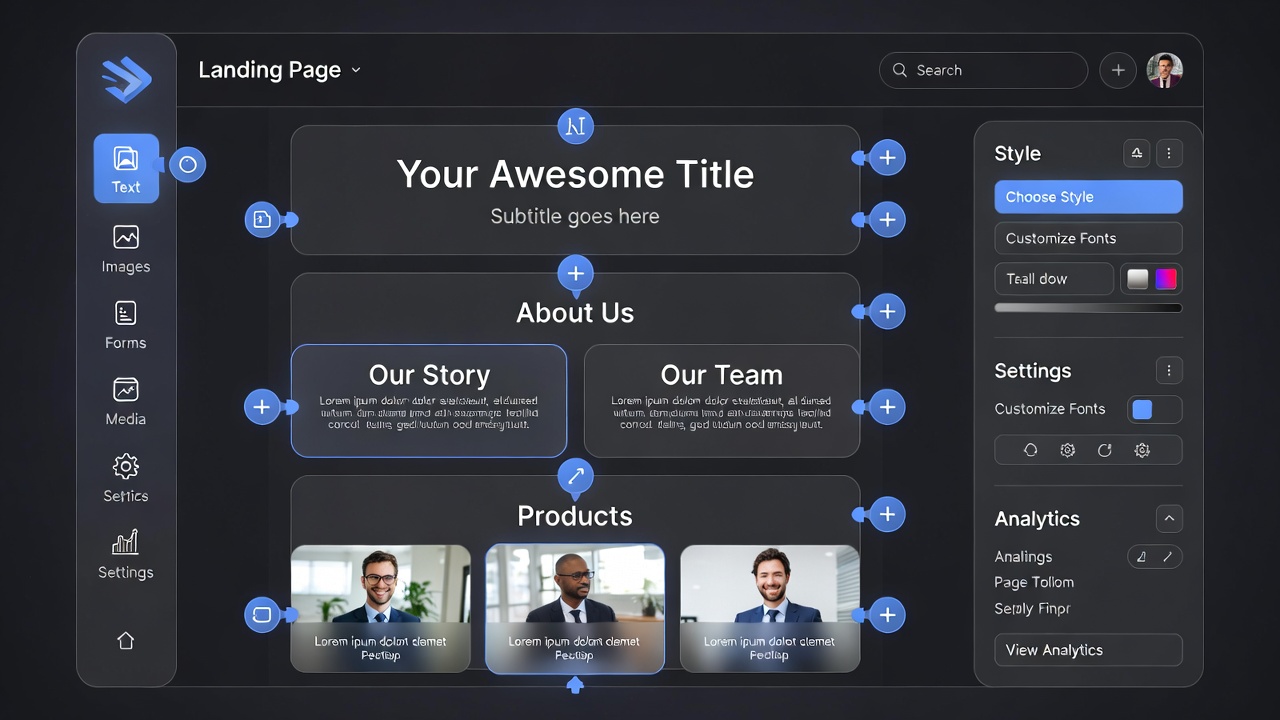 Пример сайта-лендинга