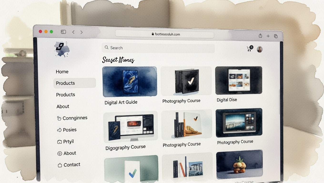 Пример интернет-магазина на сайте
