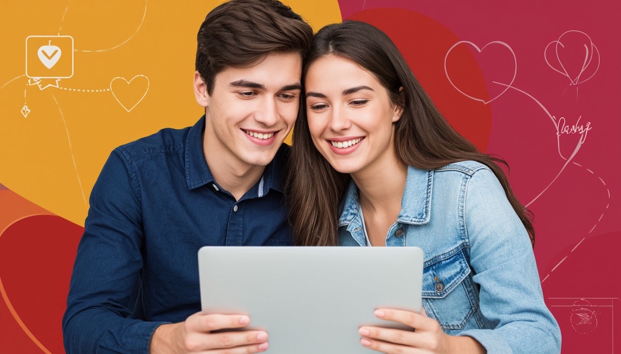 Сайт знакомств — пример интерфейса